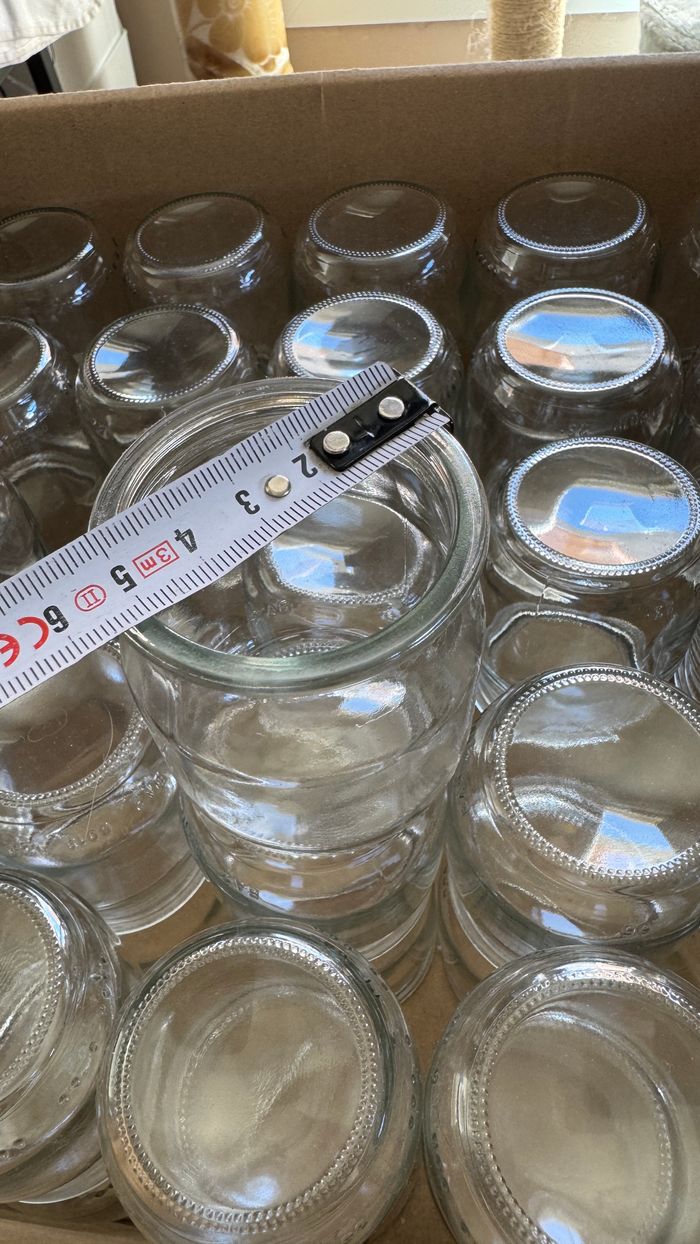 Ensemble de 10 pots en verres pot à yaourts, pour crèmes, loisirs créatifs - photo numéro 4