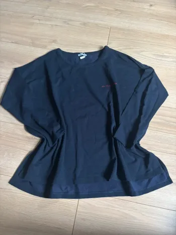 sweat léger oversize zara bleu marine taille S