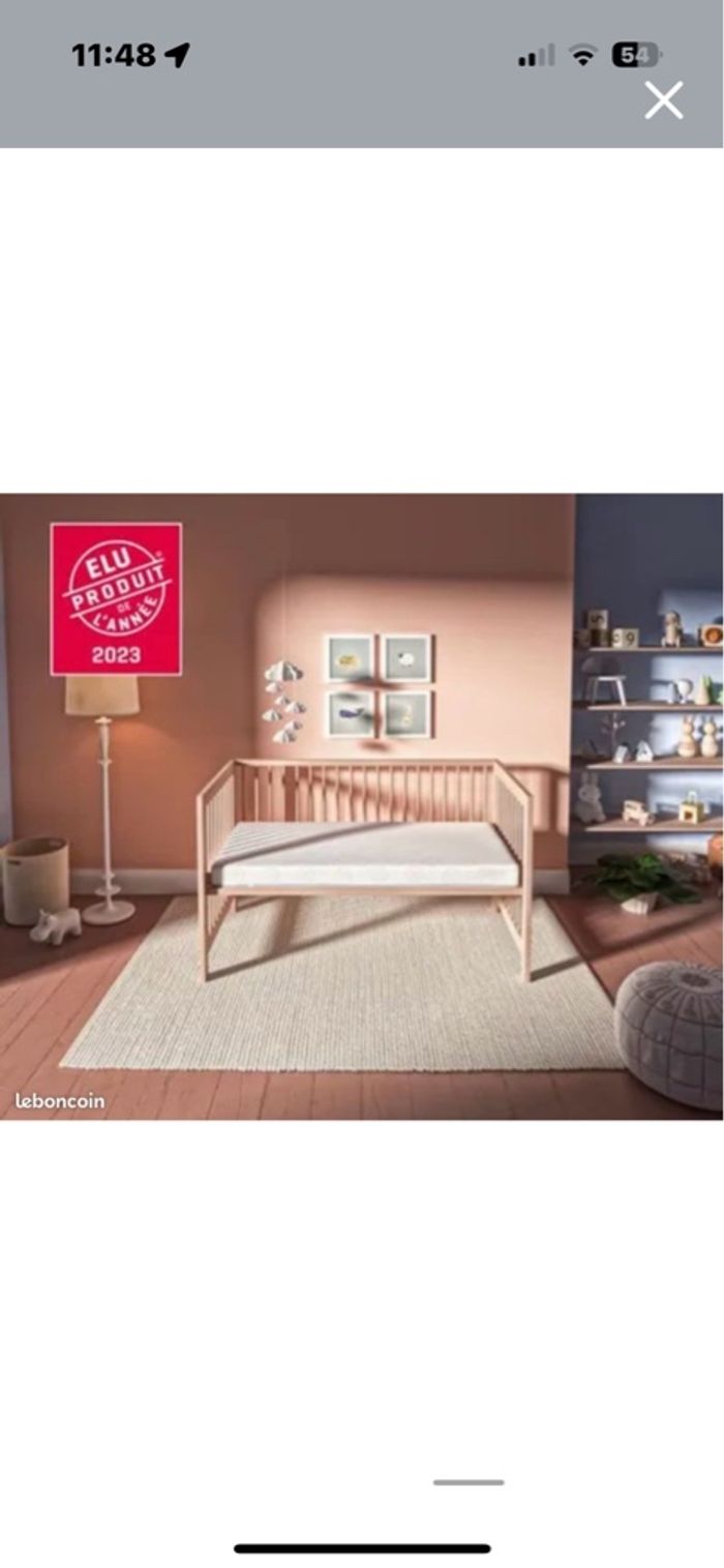 Lit Bebe Ikea + Matelas bebe EMMA - photo numéro 8