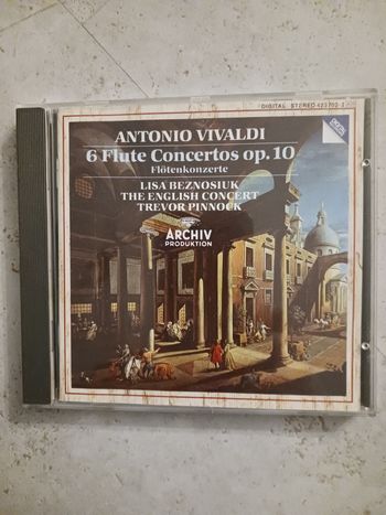 CD Antonio Vivaldi 6 flute concertos op 10