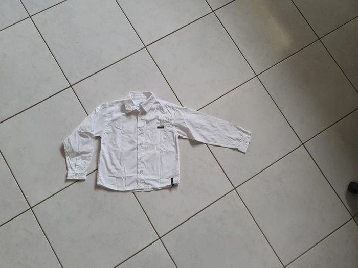 Chemise blanche garçon 8 ans neuf lc5