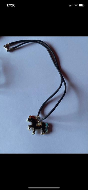 Collier cheval noir