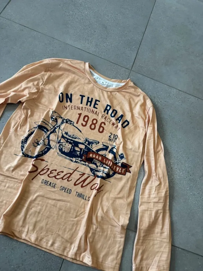 Haut beige, taille XL, très bon état - photo numéro 2