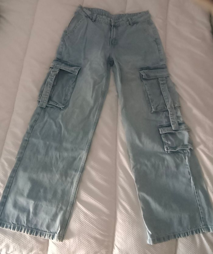 Jean Wide leg multi-poche