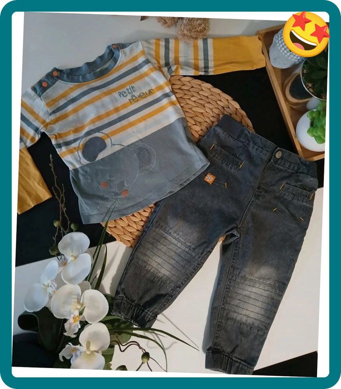 Ensemble garçon Taille 18 Mois🌿🦁
