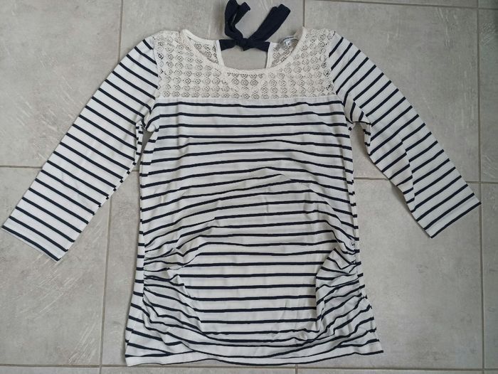 Tee shirt grossesse manches 3/4