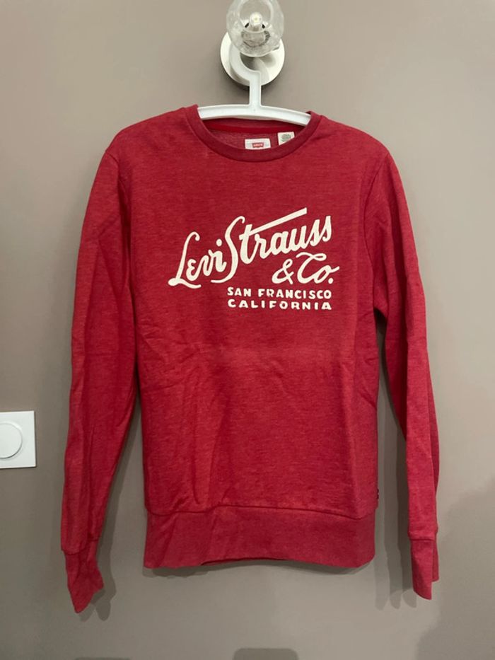 Pull Levis homme S rouge