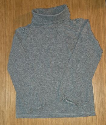 Tee-shirt sous-pull col roulé 10 ans