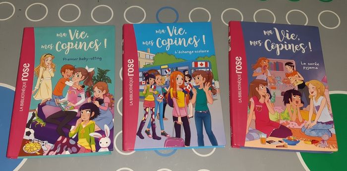 3 livres Ma vie mes copines Bibliothèque rose