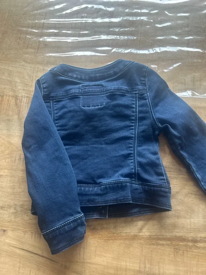 Veste en jean bébé fille catimini - photo numéro 3