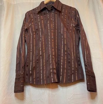 Chemise vintage marron
