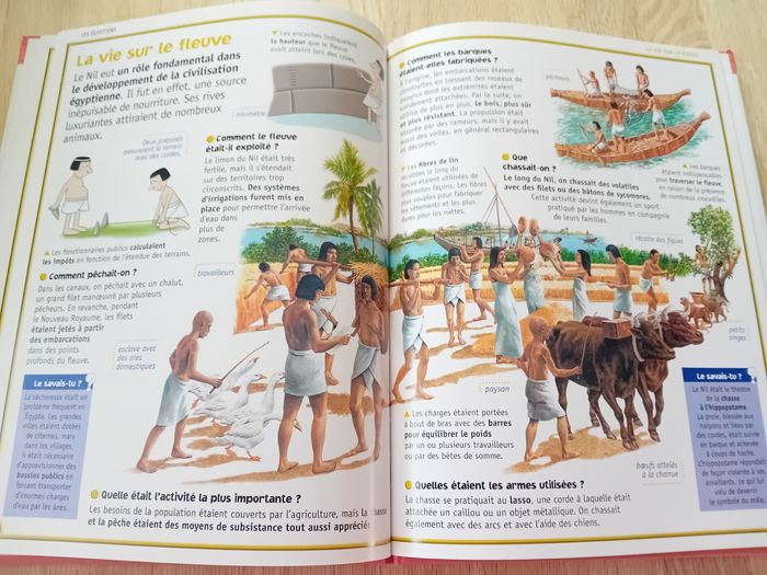Voyage dans le temps : L'Egypte ancienne - dès 7 ans - Neuf - photo numéro 3
