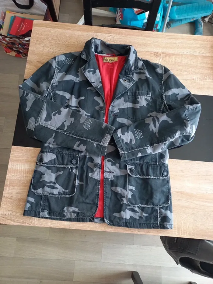 Veste style militaire camouflage T.M - photo numéro 5