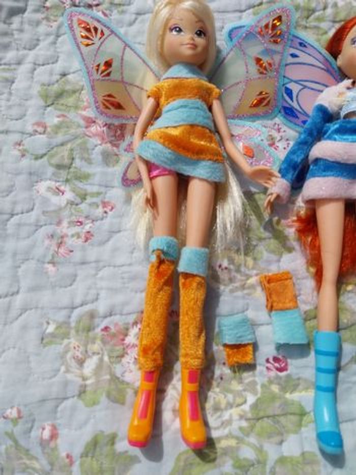 2 Poupées Bloom et Stella Lovix Winx Club Witty Toys Smoby saison 4 Fairy - photo numéro 4