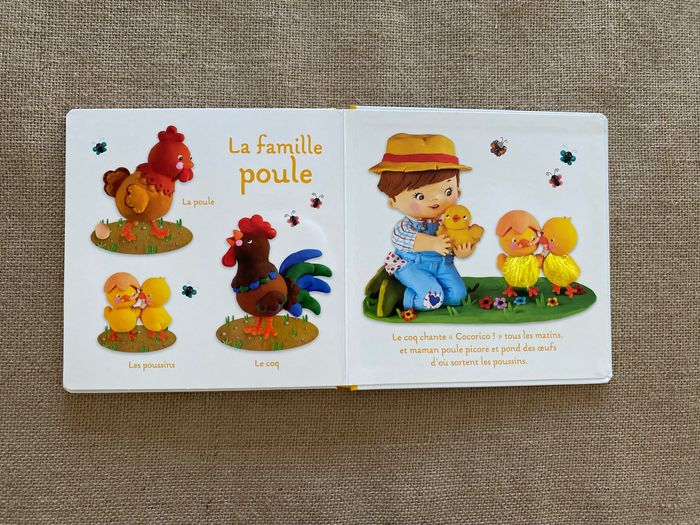 Livre L'imagerie à toucher des Bébés LA FERME Fleurus - photo numéro 6