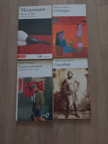 Lot de 4 livre Albert Camus