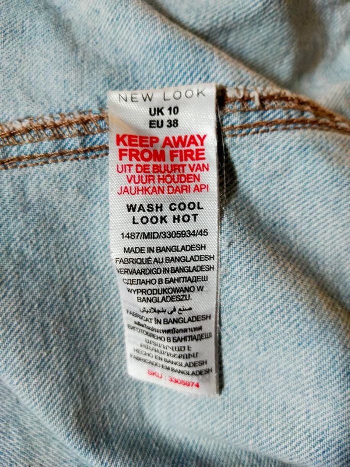 Veste en jean femme – New Look Denim – T. 38 (EU) - photo numéro 7