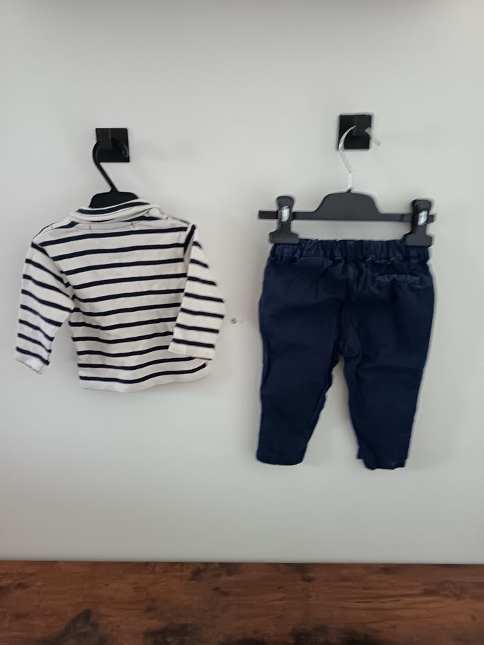 Ensemble marinière 6 mois - photo numéro 2