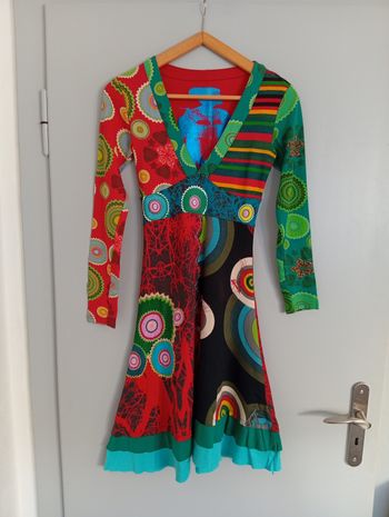 Robe à motifs multicolores t34 Desigual