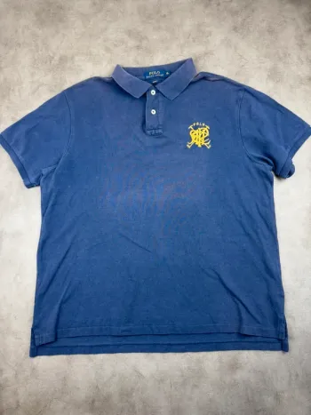 Polo Ralph Lauren Bleu Marine Logo Brodé Taille XL
