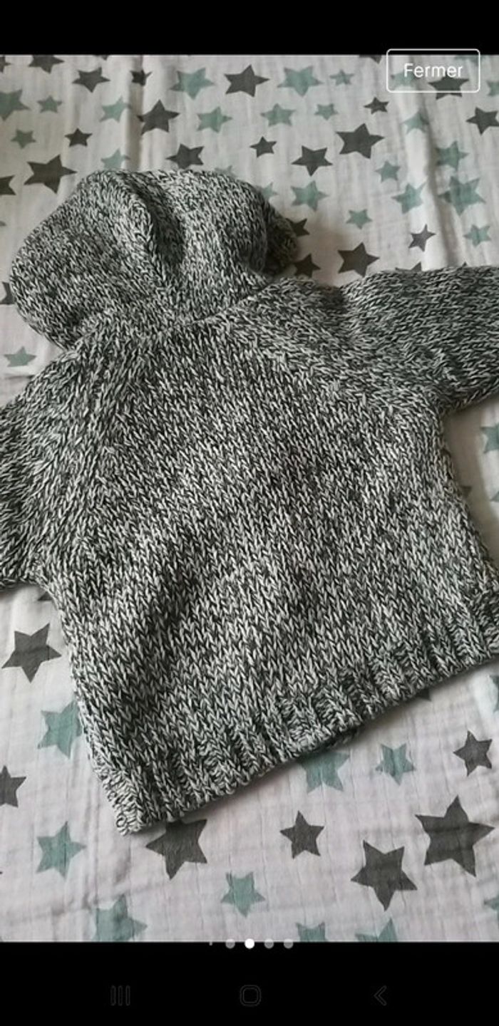 Gilet très chaud marèse 6/12 mois neuf - photo numéro 4