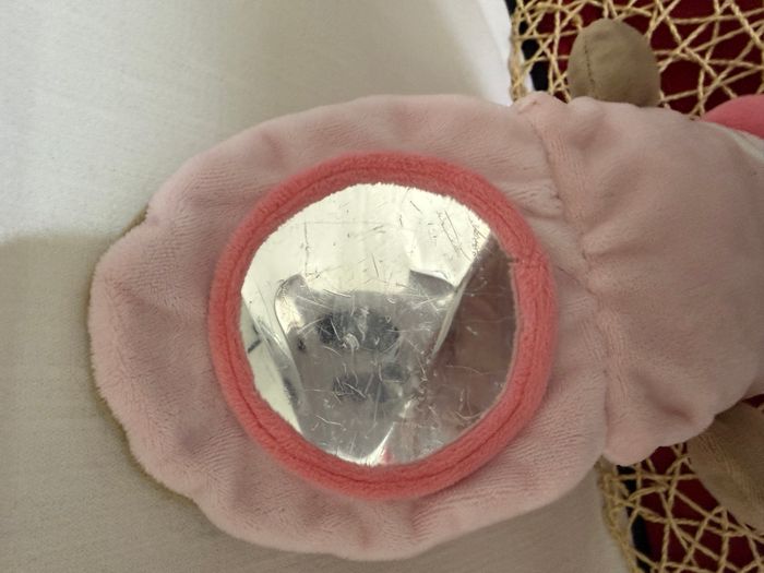 Nattou Doudou d'Activité Girafe miroir endommagé - photo numéro 2