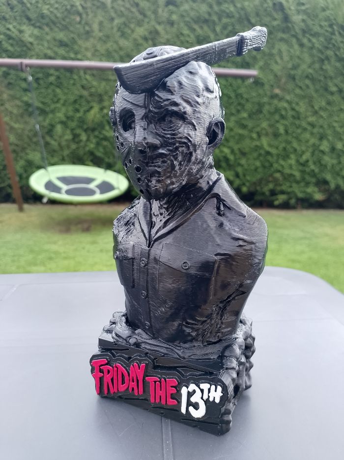 Magnifique Buste impression 3D Vendredi 13 Jason Voorhees - photo numéro 5