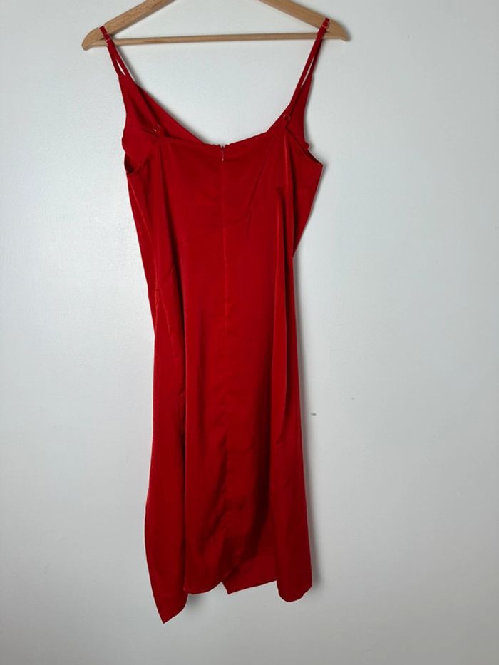 🌸Robe - satinée - rouge - chic 🌸 - photo numéro 6