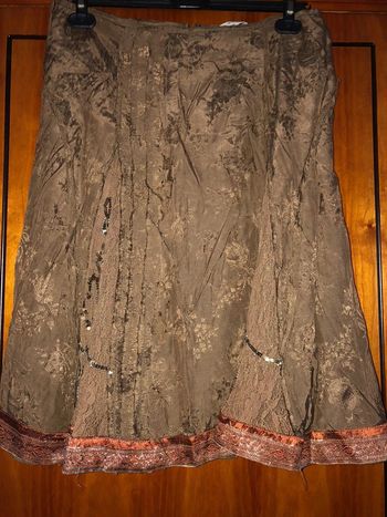 Jupe marron 38 Essentiel