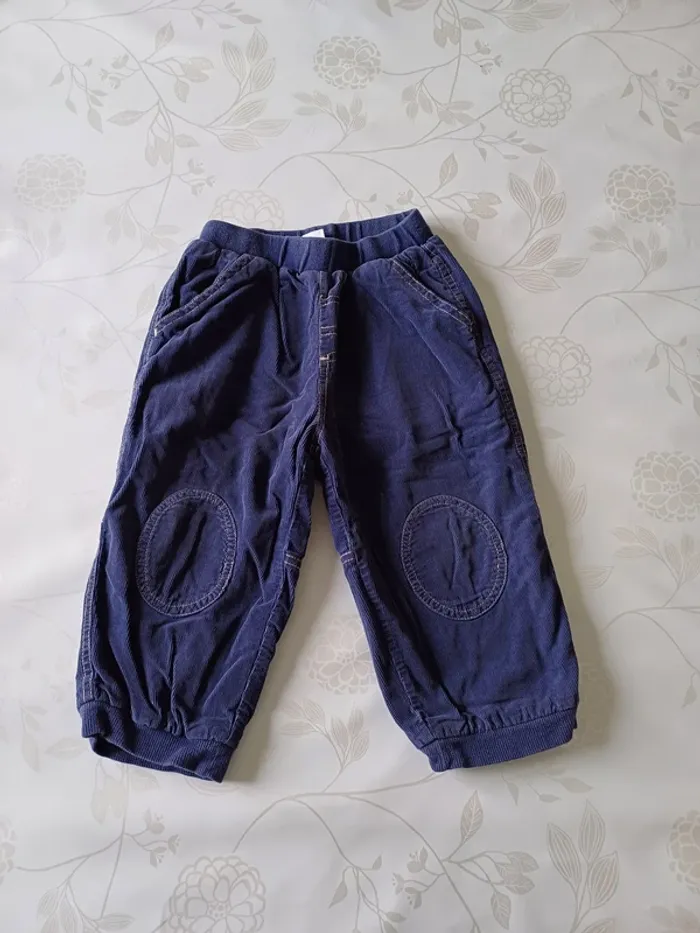 Pantalon velours 92 cm Smile