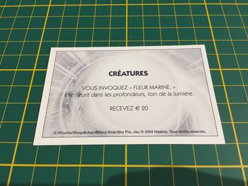 Carte créatures Vous invoquez Fleur marine Monopoly Duel Masters Hasbro Parker Wizards #A64