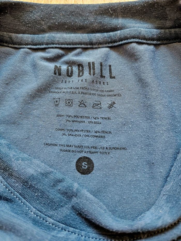 T-shirt Nobull bleu S homme - photo numéro 4