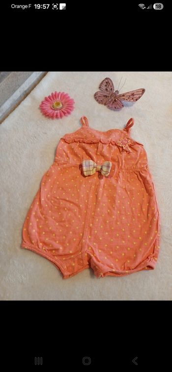 Combinaison d été bébé taille 6 mois