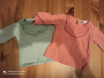 2 hauts manches longues