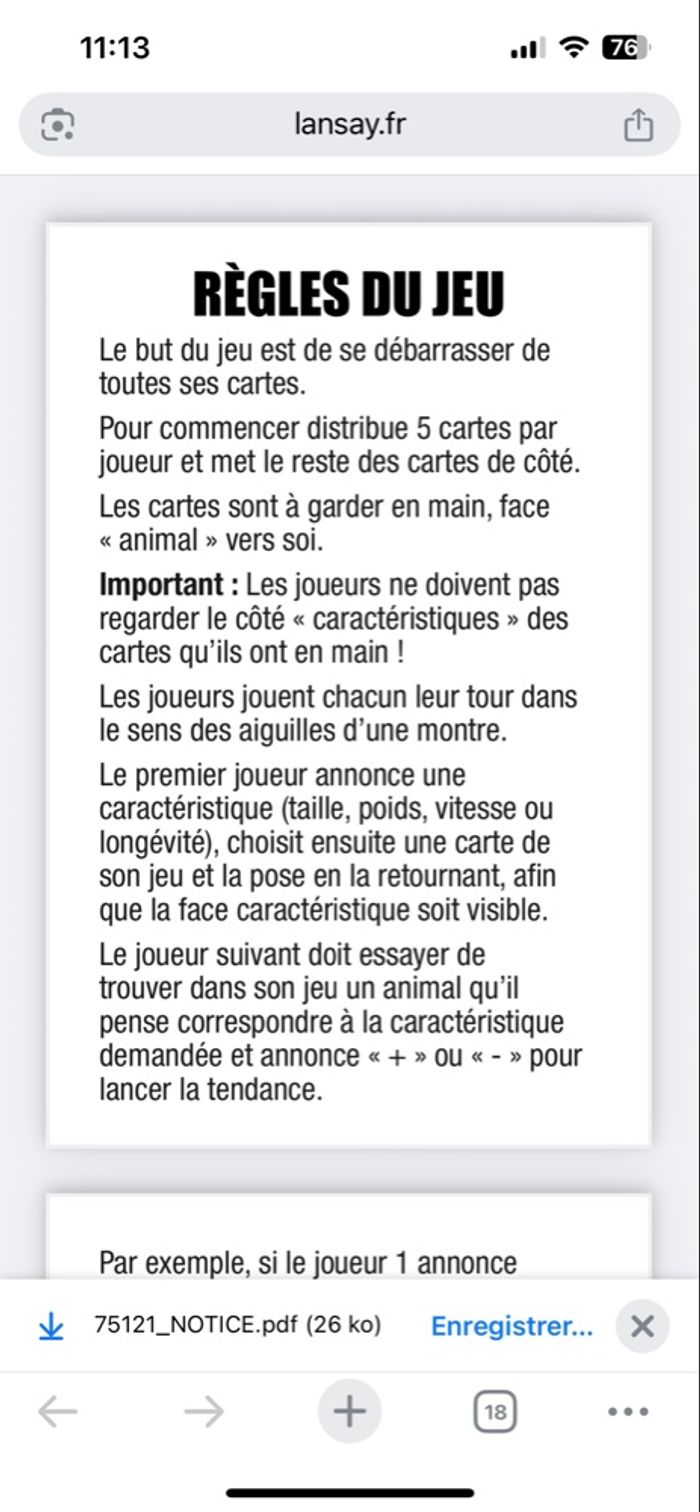 Jeu de bataille Une saison au Zoo - photo numéro 4