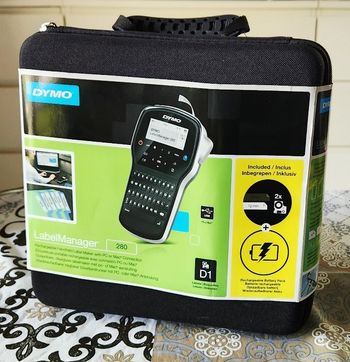 Garantie 13/08/25 Dymo LabelManager 280 Etiqueteuse + 8 cartouches + sac