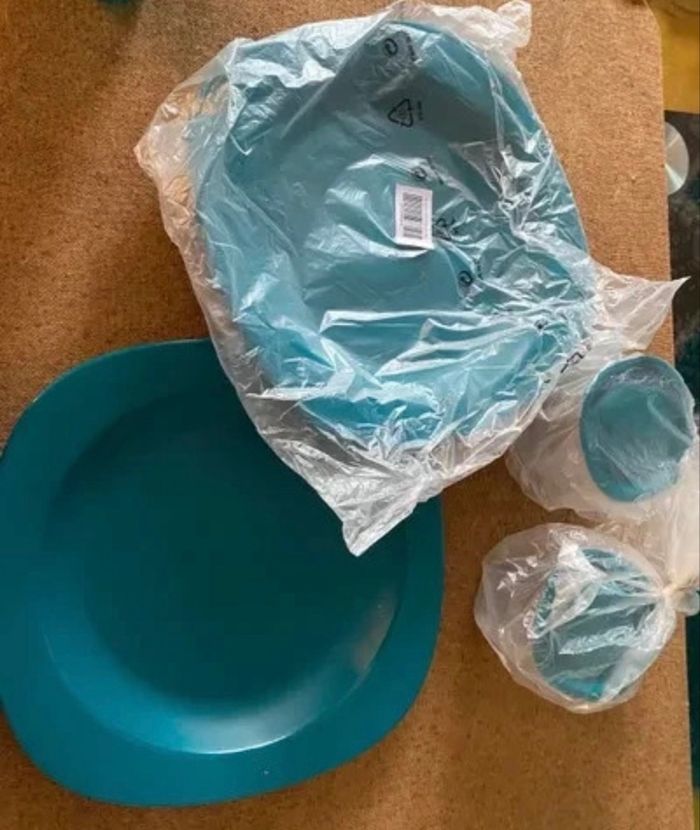 Assiette et verre Pop’s Tupperware