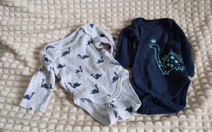 Lot Boby bleu marine et gris à manche longue