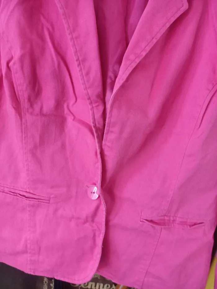 Blazer rose fuchsia Min taille 42 - photo numéro 2