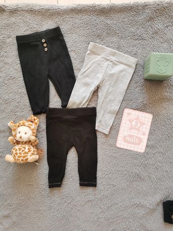 Lot de 3 leggings Orchestra 3 mois