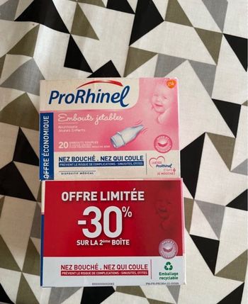 Lots de 40 embouts prorhinel 