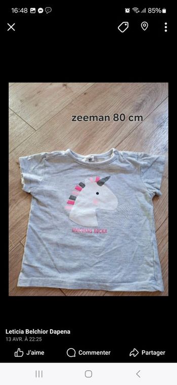 Tshirt licorne