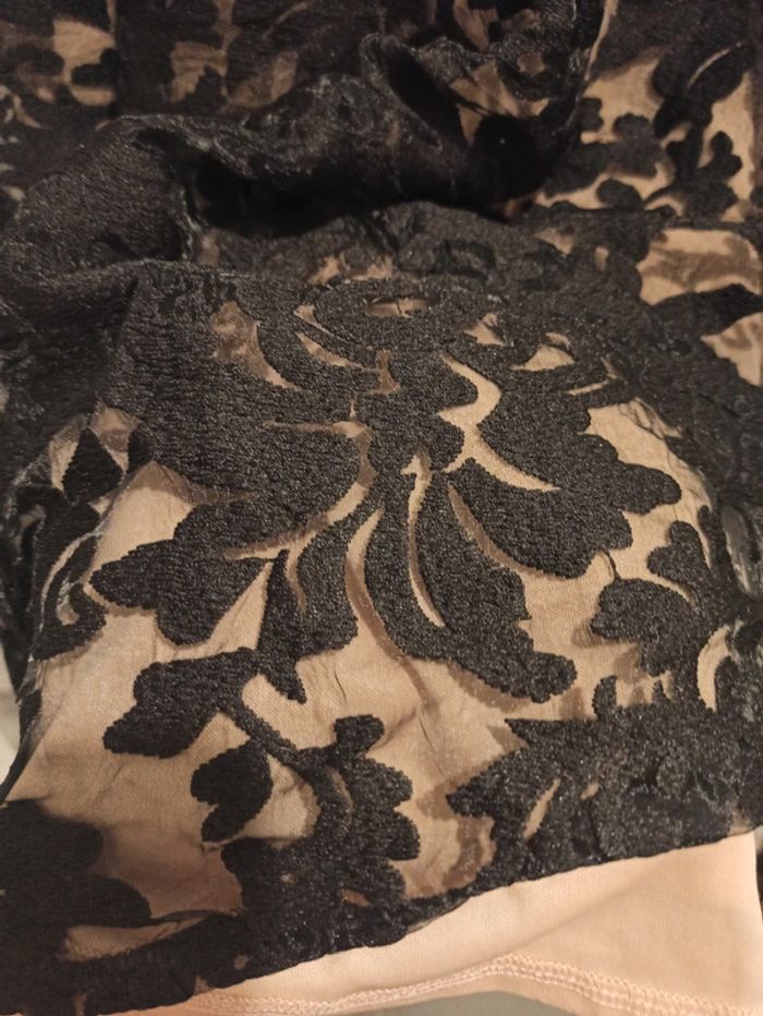 Robe sans manches noire en dentelle – Boohoo Boutique – Taille L - photo numéro 5