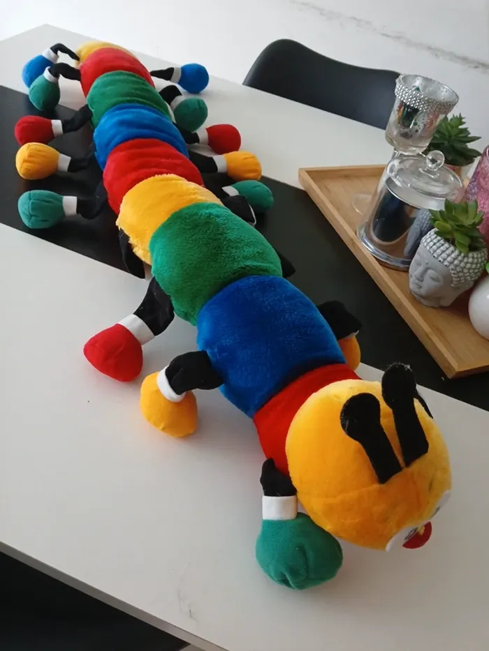 Grande Péluche chenille colorée🎉🎁 - photo numéro 7