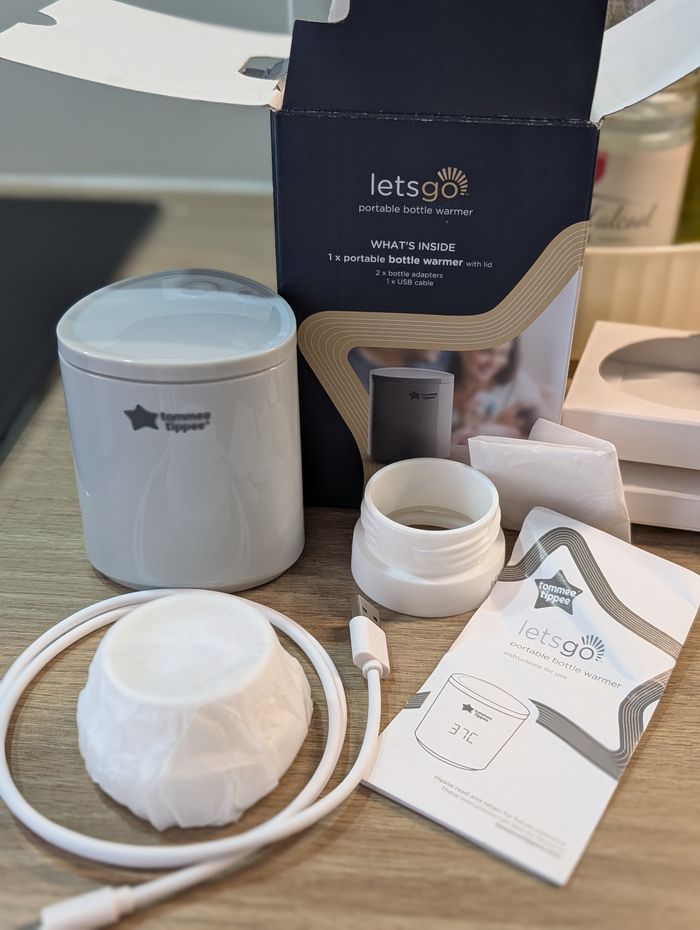 [NEUF] Chauffe biberon rechargeable Tommee Tippee - Pack complet