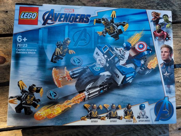 Lego Marvel Avengers 76123, Captain America, complet avec boîte - photo numéro 13