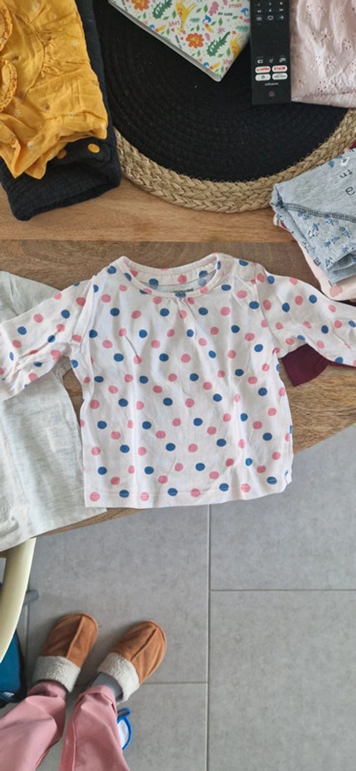 Lot tee shirt manches longues+pantacourt - photo numéro 6
