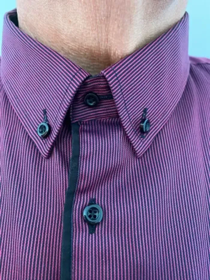 Chemise satinée violette - photo numéro 10
