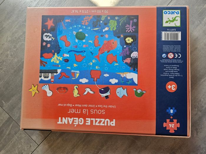 Puzzle géant djeco sous la mer - photo numéro 2