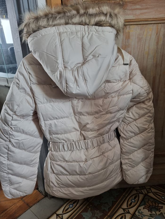 Manteau beige fourré - photo numéro 2